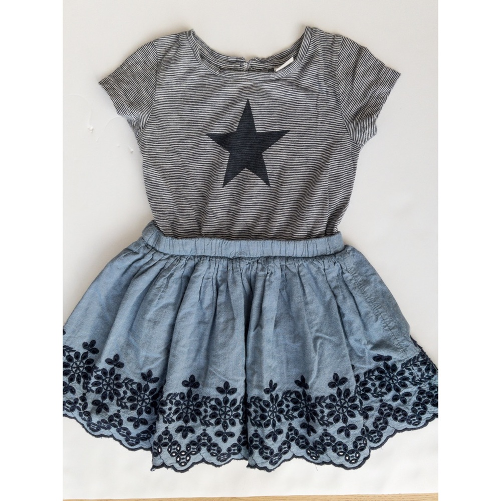 Next Direct size 4-5 Navy Dress